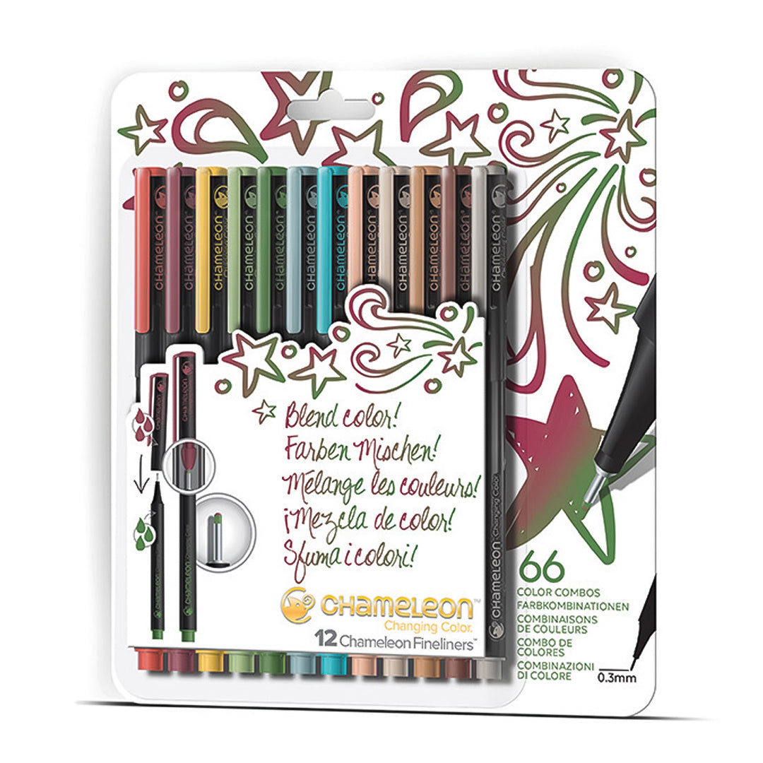 Chameleon Fineliners Set 48 Colori - Penne A Doppio Inchiostro Per Mescolare Colori - Foto 3