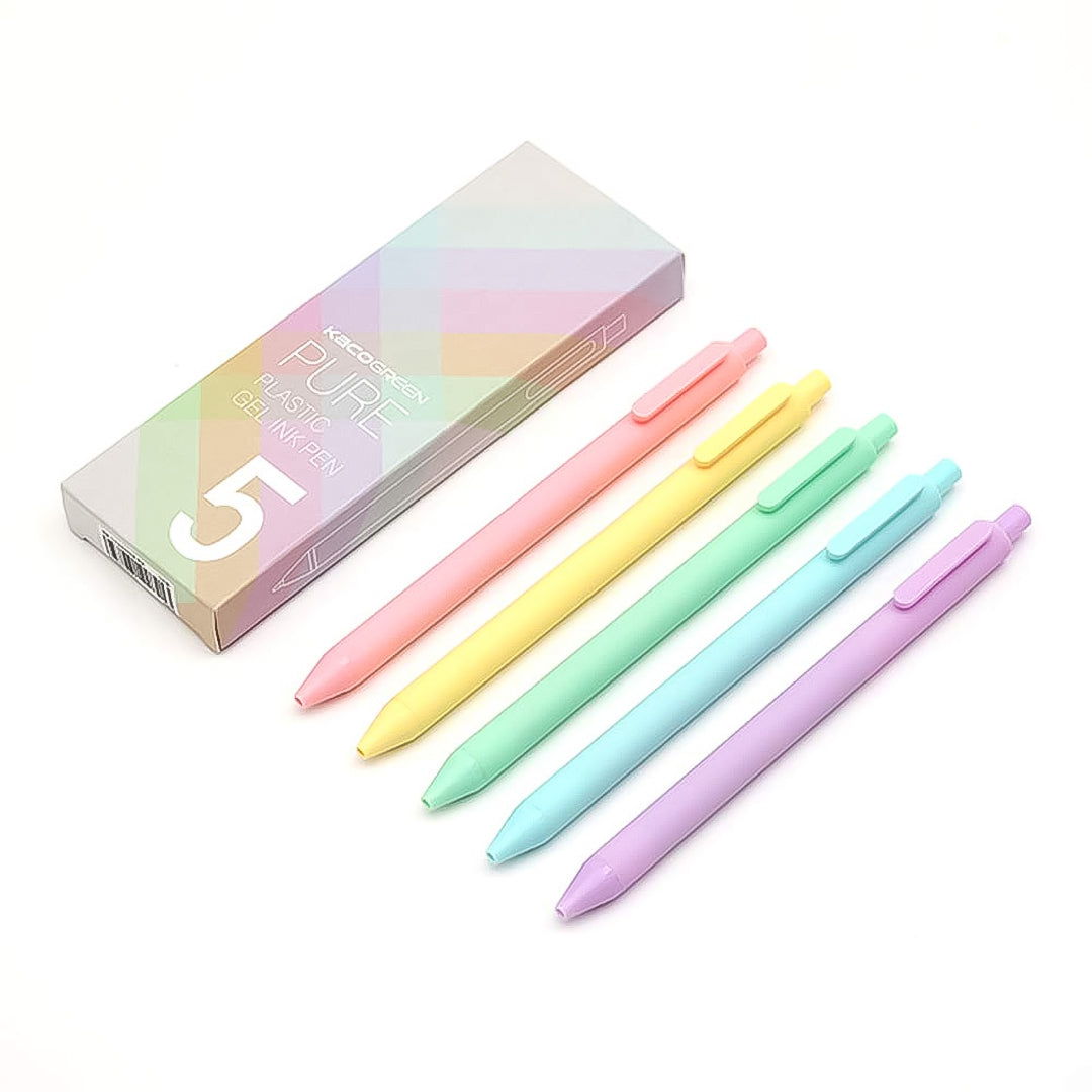 Kaco Pure Macaron 0.5mm Gel Pen Set