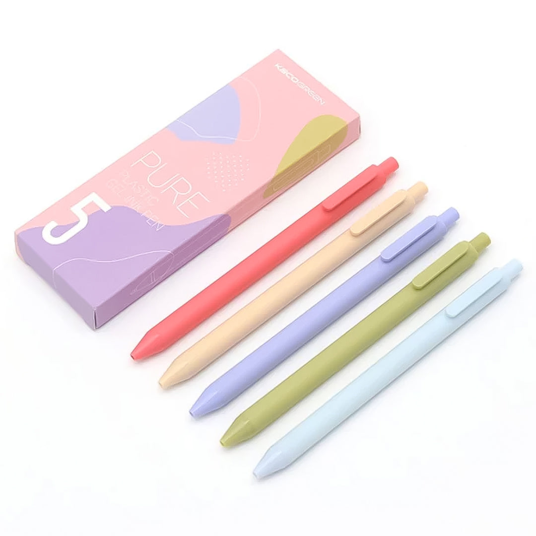 Kaco Pure Macaron 0.5mm Gel Pen Set