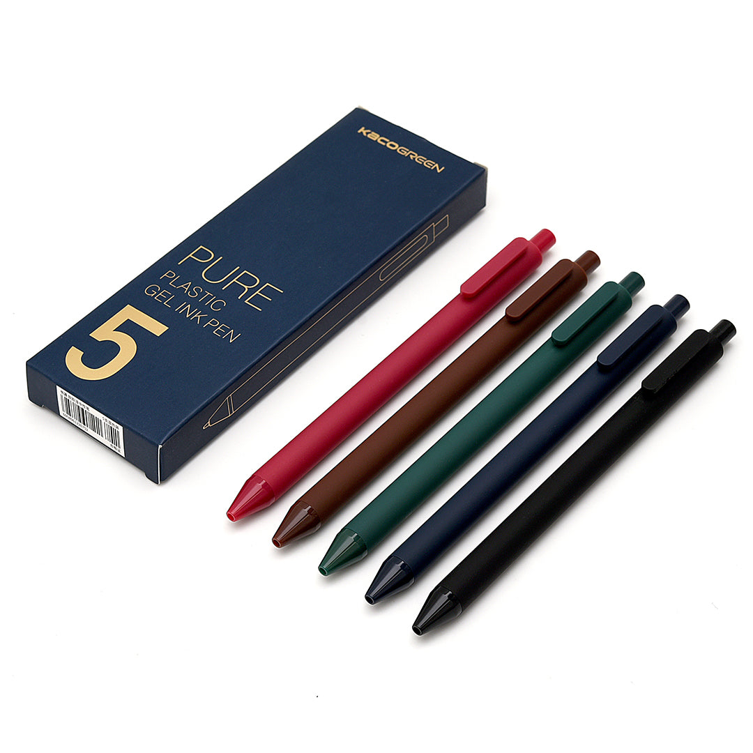 Kaco Pure Macaron 0.5mm Gel Pen Set