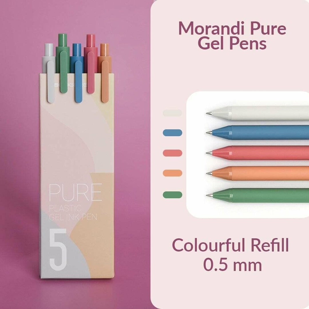 Kaco Pure Macaron 0.5mm Gel Pen Set