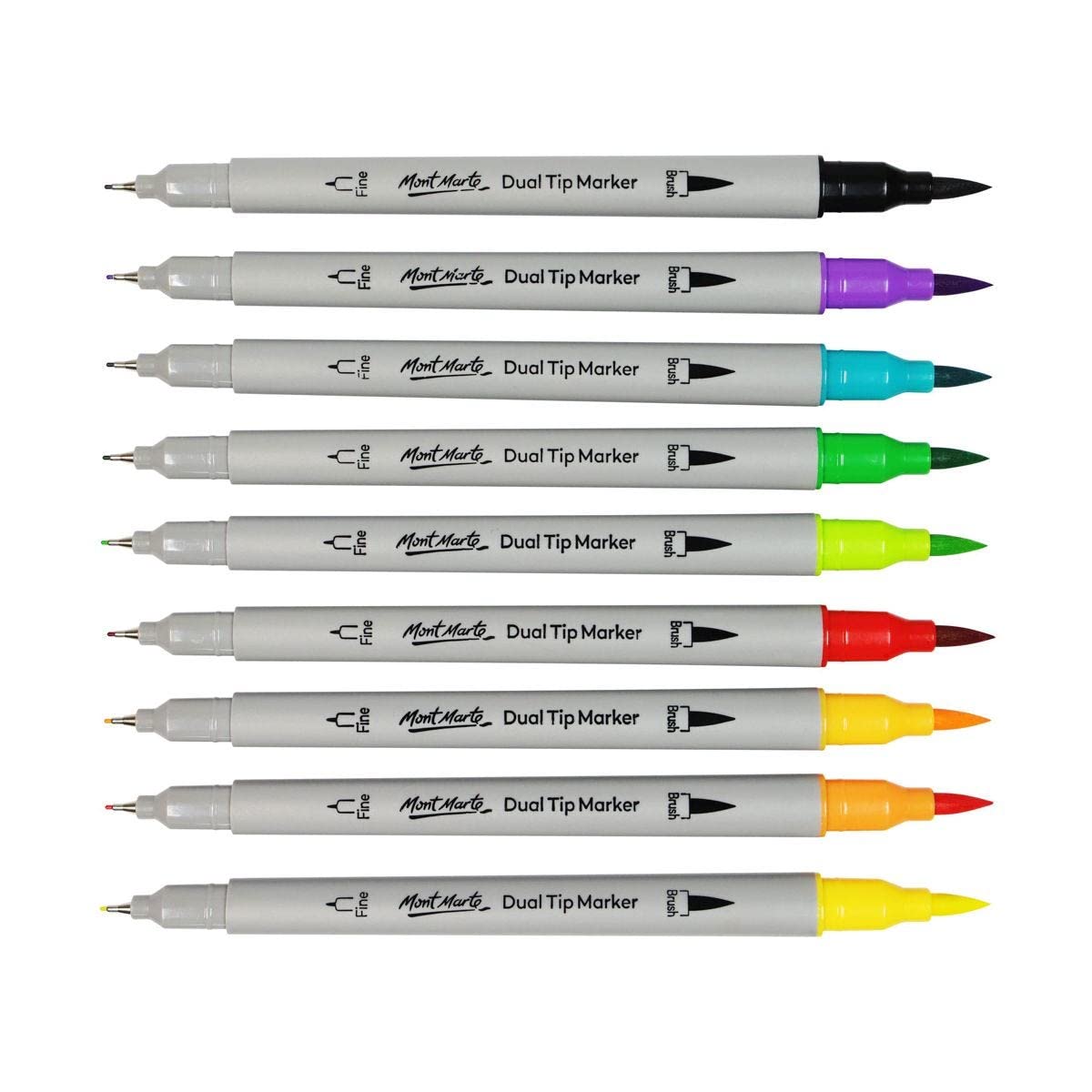 Mont Marte Dual Tip Brush/Fineliners Signature - 48pc