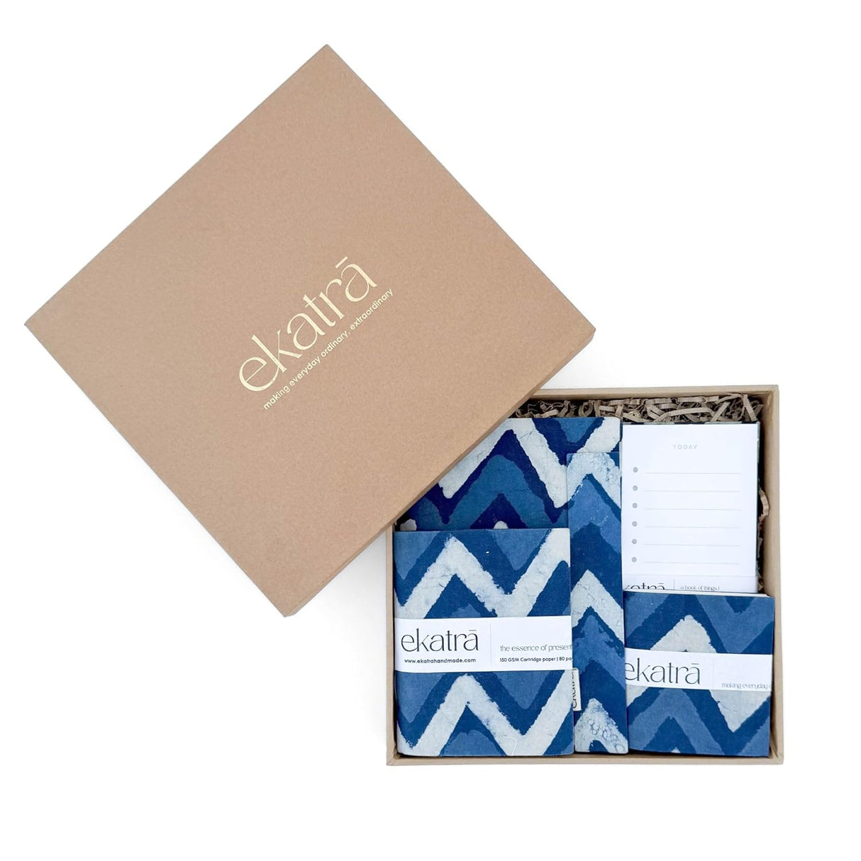 Ekatra Stationery Loaded Gift hamper personalized by Ekatra Loaded Gift Box