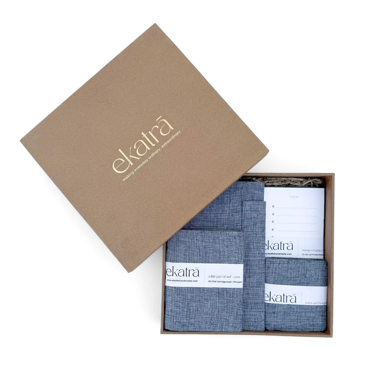 Ekatra Stationery Loaded Gift hamper personalized by Ekatra Loaded Gift Box