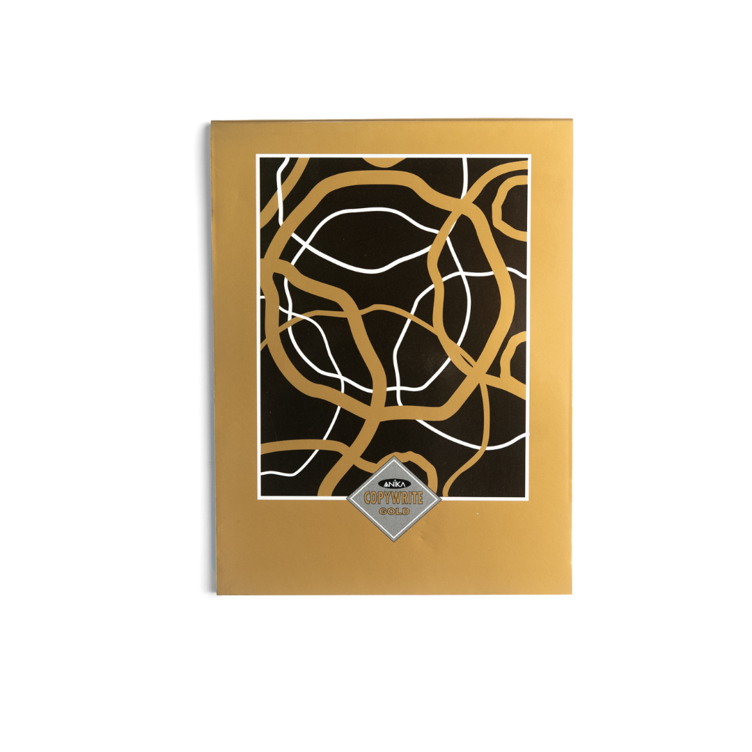 Anika Copywrite Gold Notepad