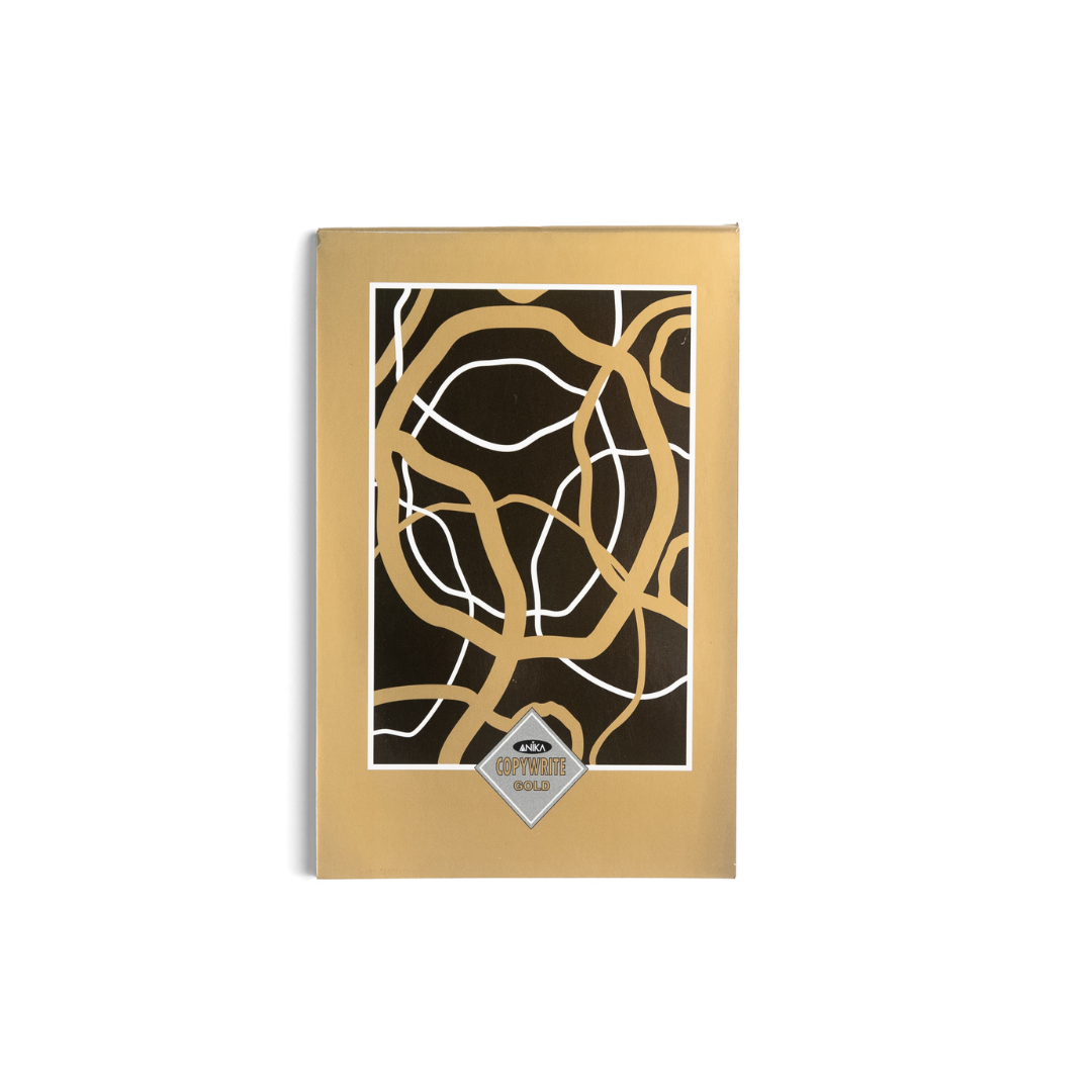 Anika Copywrite Gold Notepad
