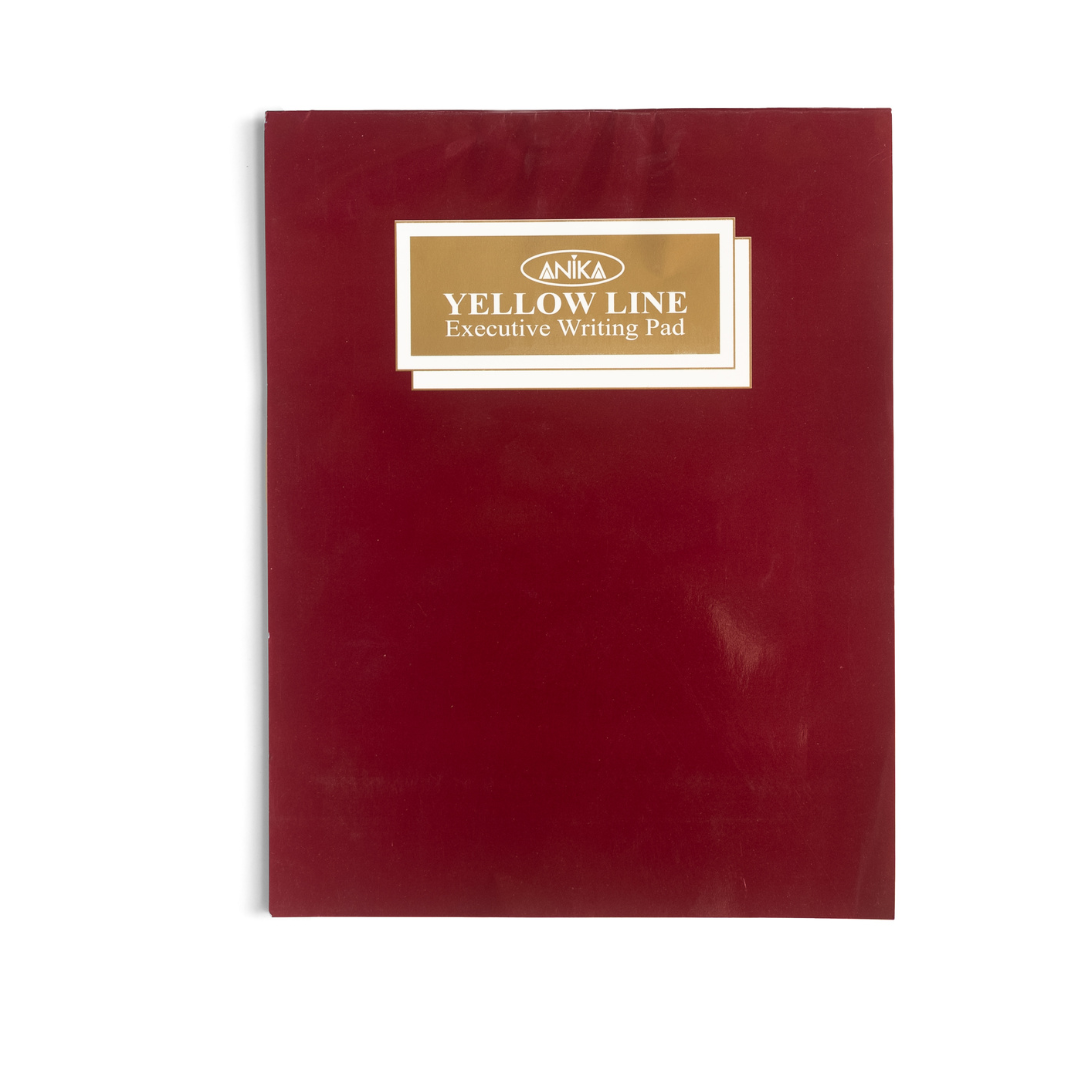Anika Yellow Line Executive Notepad
