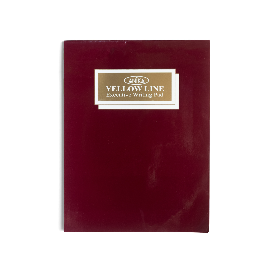 Anika Yellow Line Executive Notepad