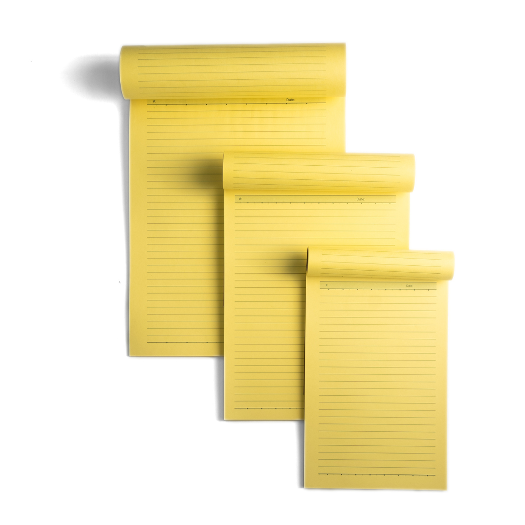 Anika Yellow Line Executive Notepad