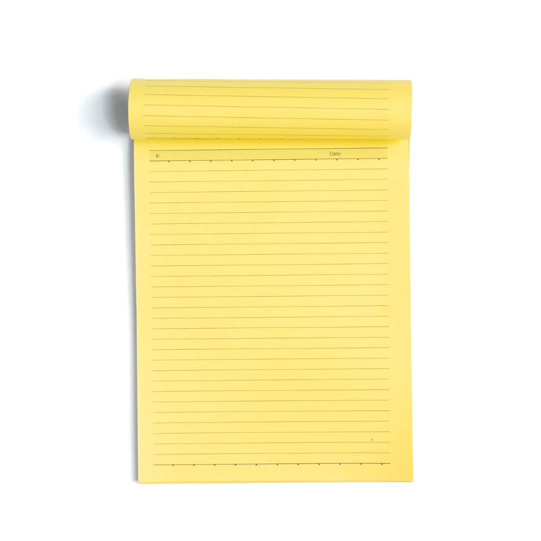 Anika Yellow Line Executive Notepad