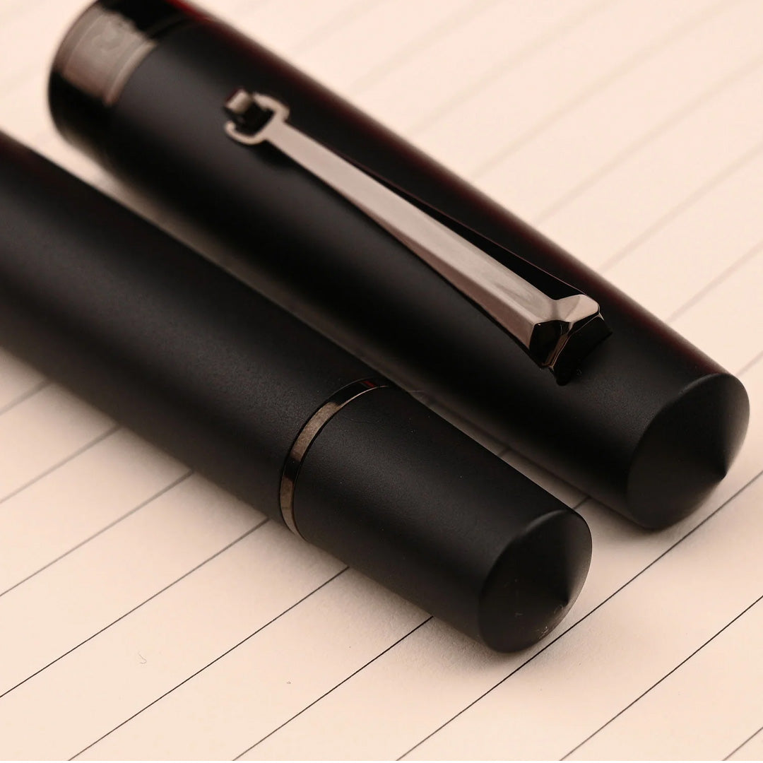 Arista One Classic Matt Black-titanium Trims Fountain Ink Pen