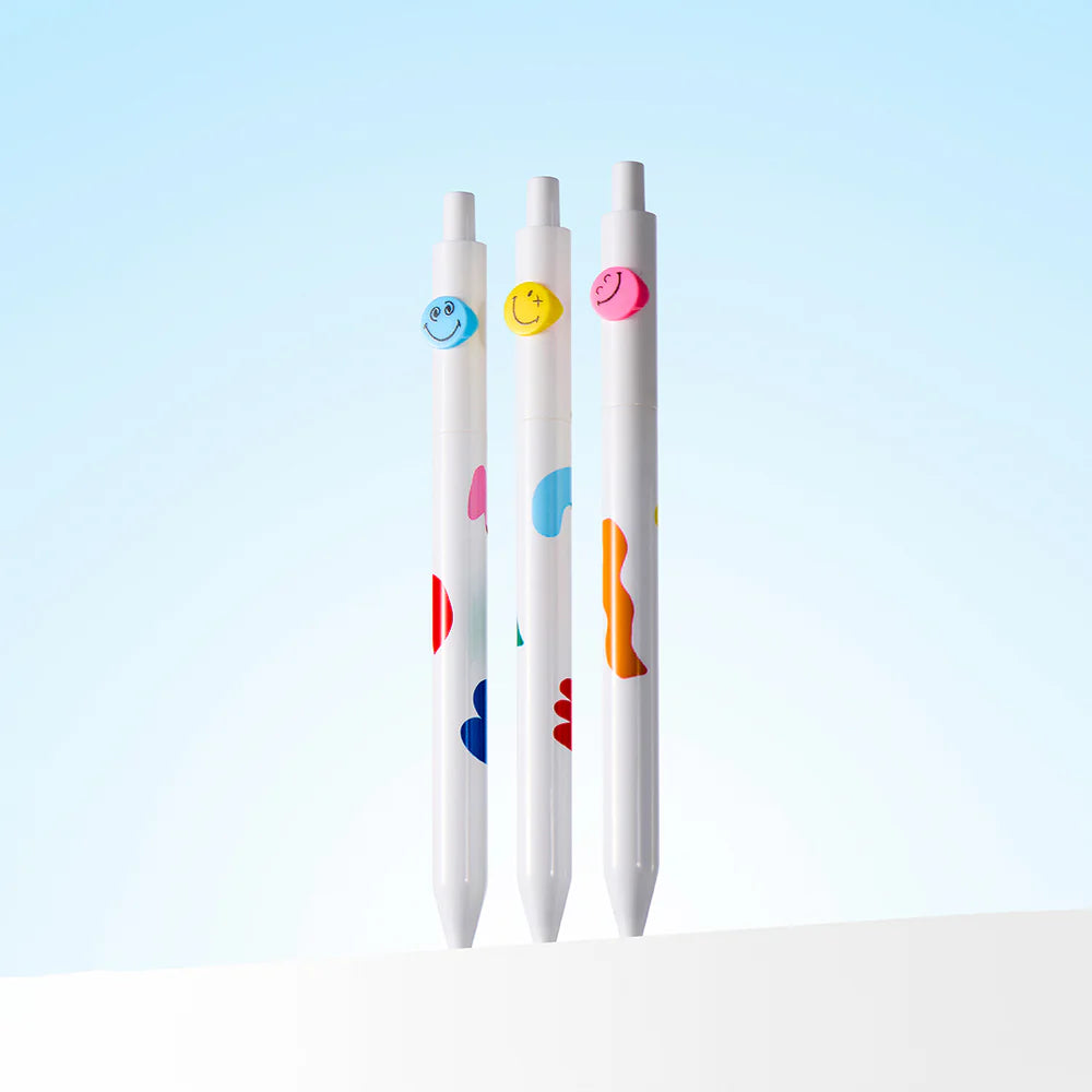Beta SmileyWorld Gel Pen Set- Pack Of 3