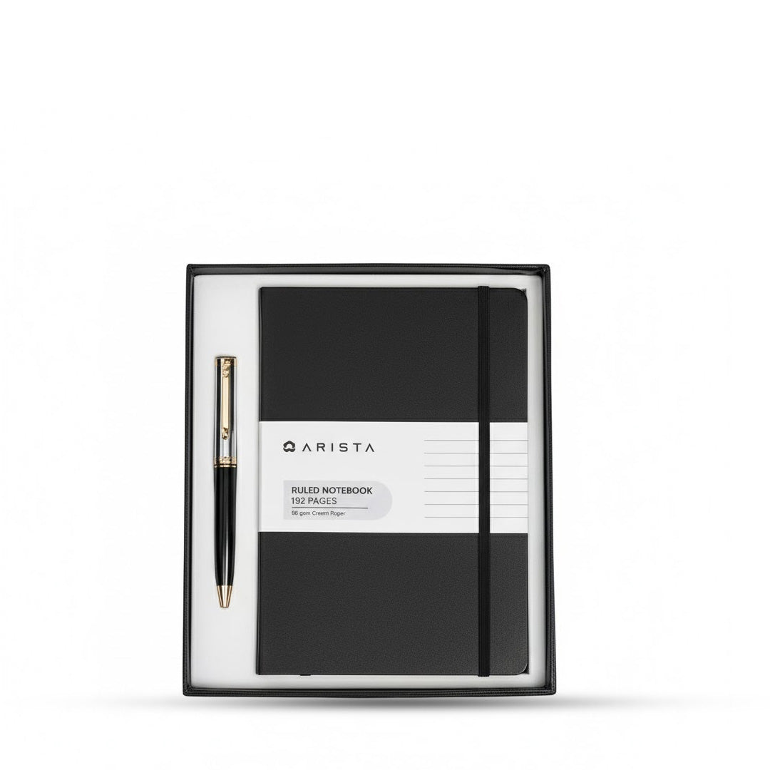 Arista Ballpoint Pen With A5 Note Book