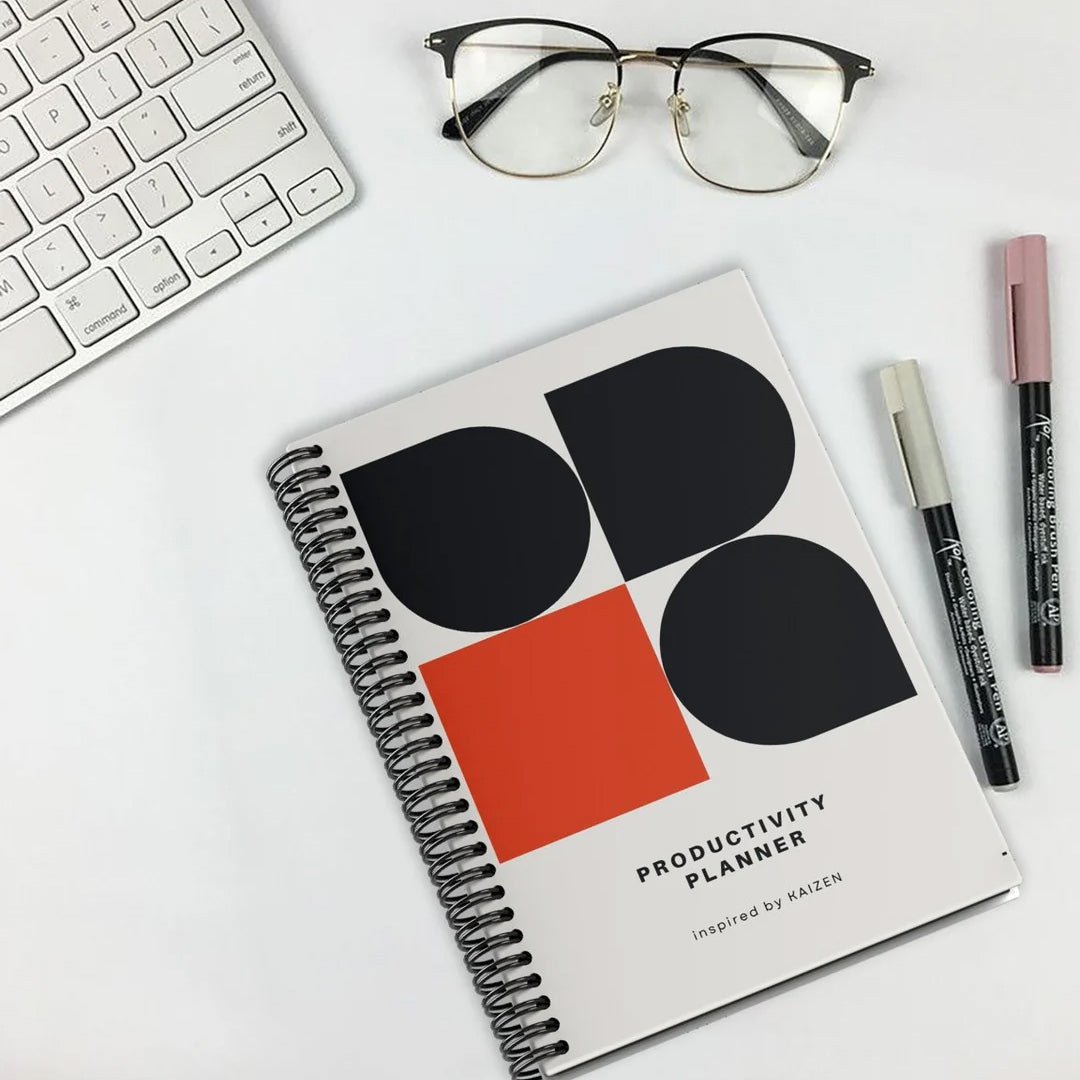 Simply Scribble Productivity Undated Daily Planner Inspired by Kaizen