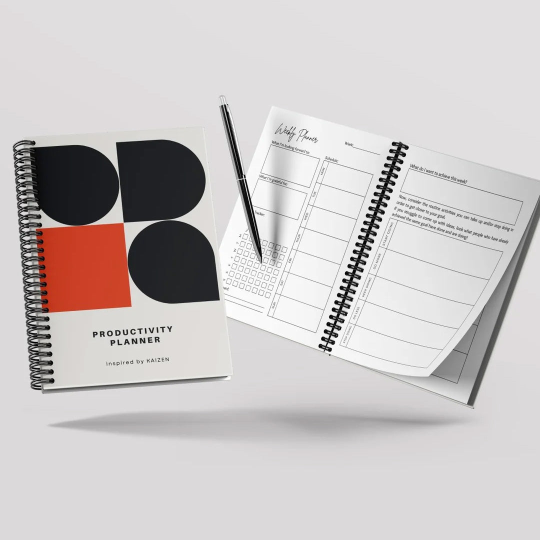 Simply Scribble Productivity Undated Daily Planner Inspired by Kaizen