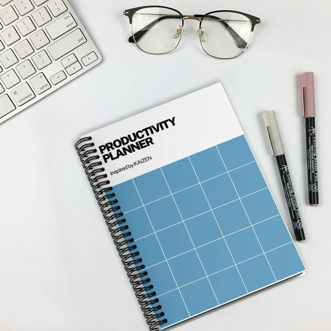 Simply Scribble Productivity Undated Daily Planner Inspired by Kaizen