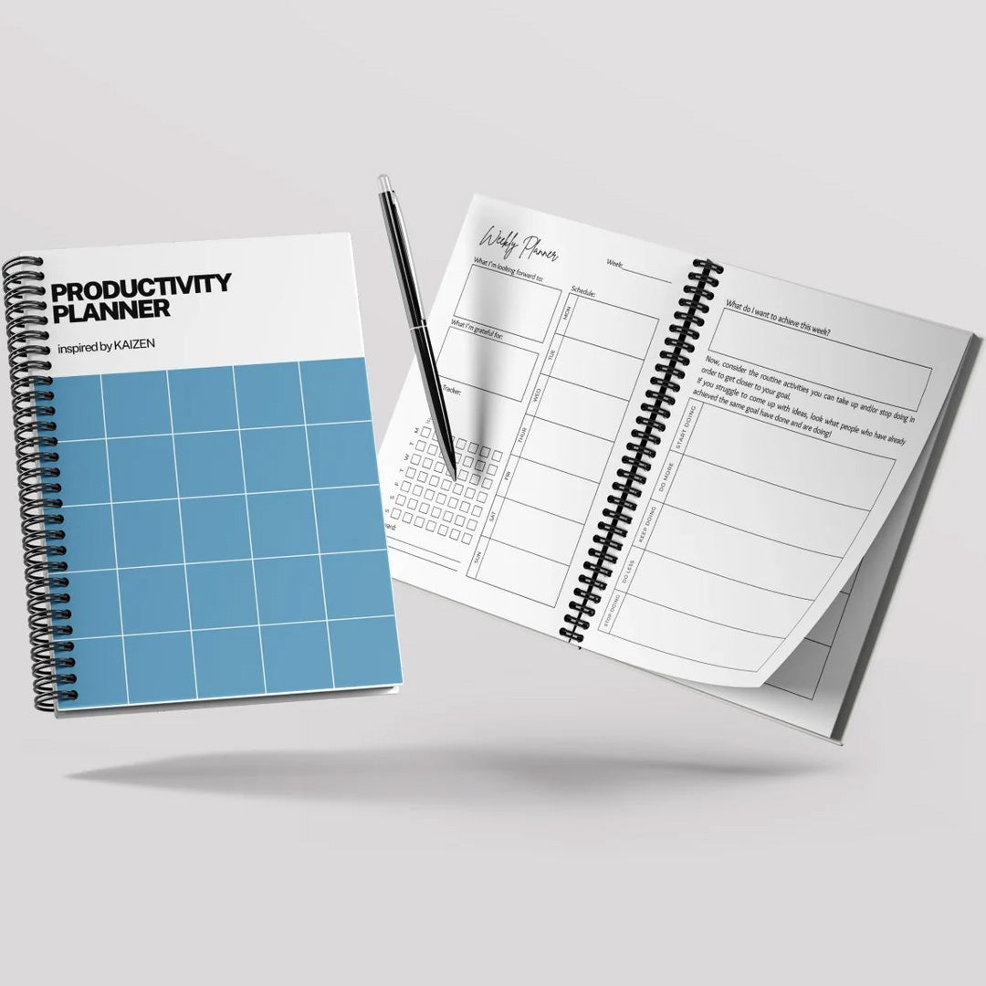 Simply Scribble Productivity Undated Daily Planner Inspired by Kaizen