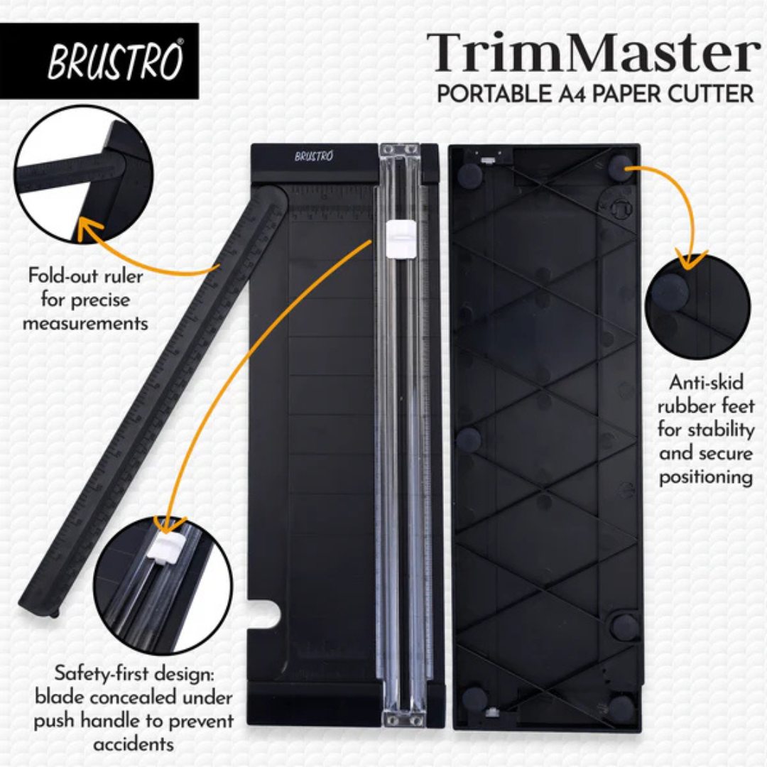 Brustro Trim Master Portable A4 Paper Cutter -12 Inches