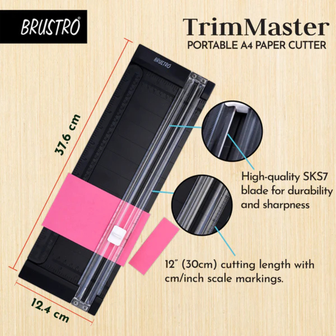 Brustro Trim Master Portable A4 Paper Cutter -12 Inches