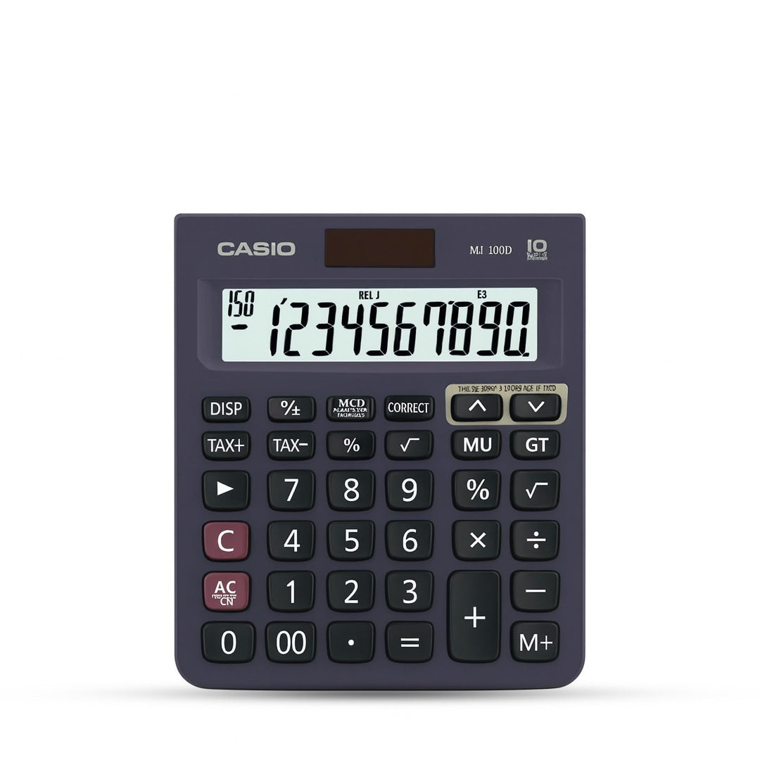 Casio 150 Steps Check and Correct Desktop Calculator with Tax & GT Keys