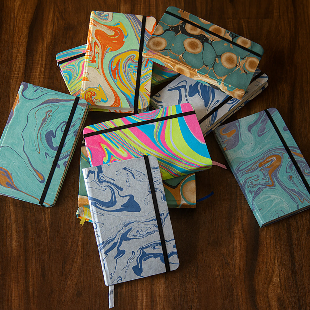 Craft Junky A5 Marbled Cover Unruled Journal