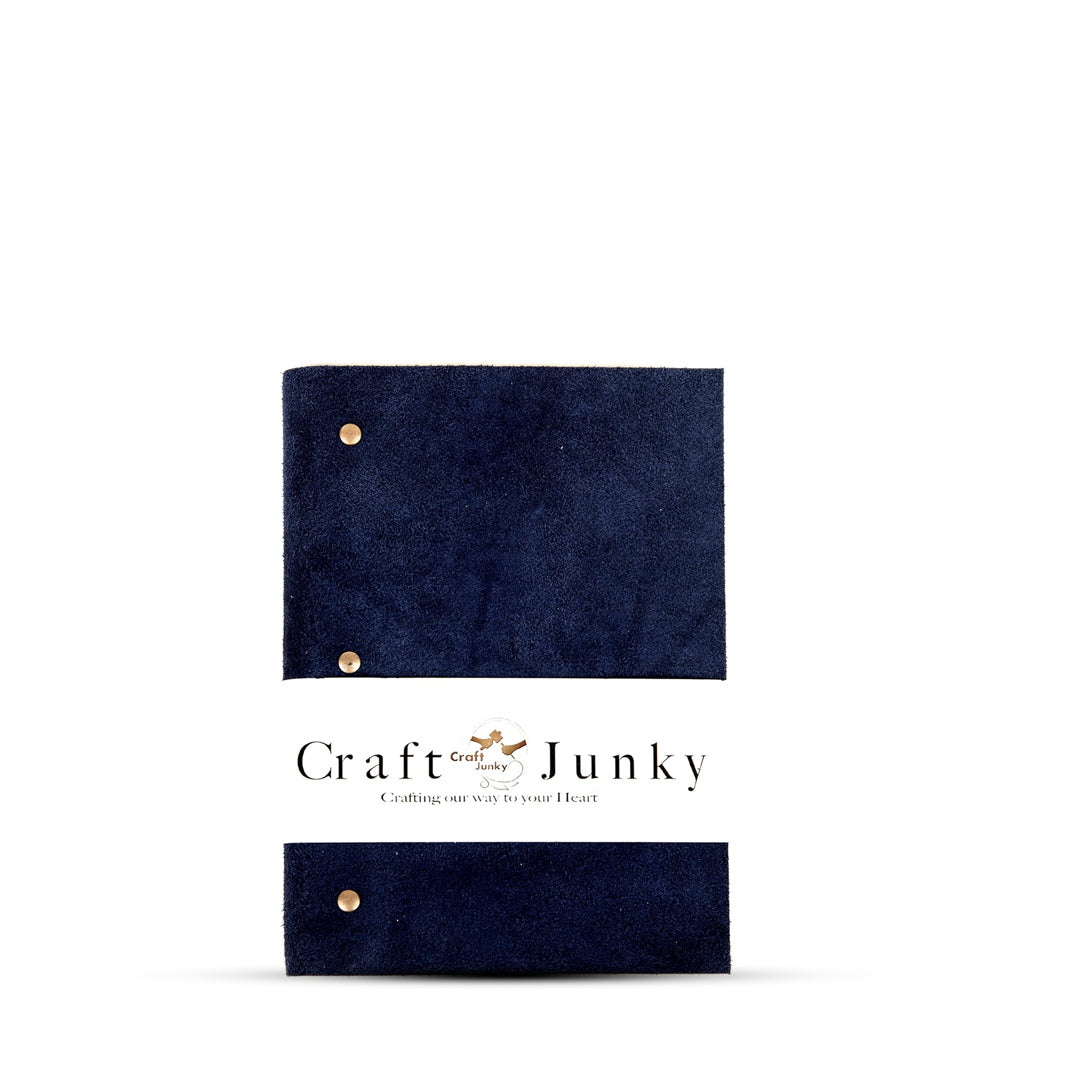 Craft Junky Suede Leather A5 Plain Diary