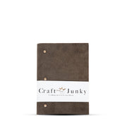 Craft Junky Suede Leather A5 Ruled Diary