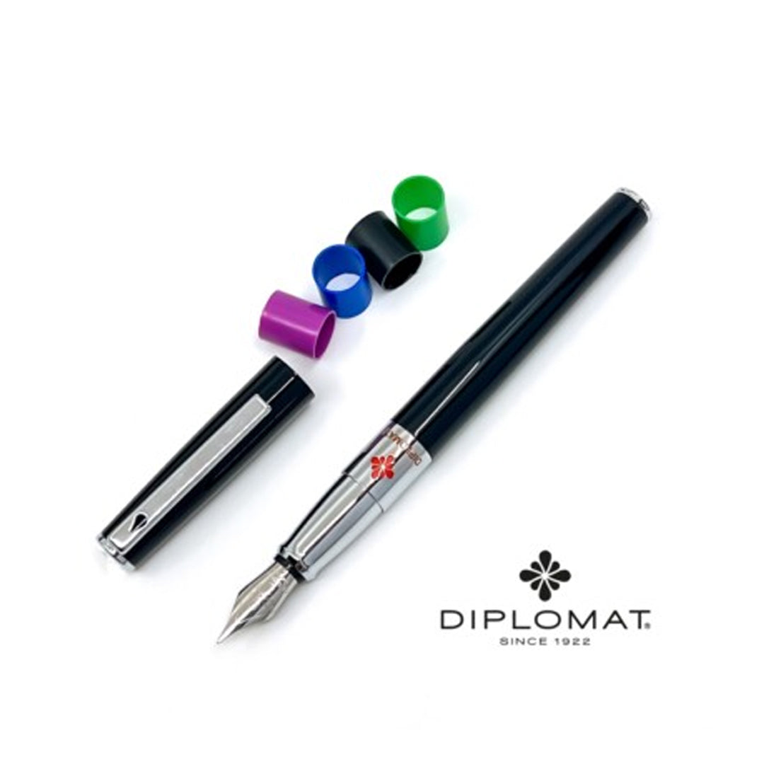 Diplomat CLR Black Lacquer Fountain Pen