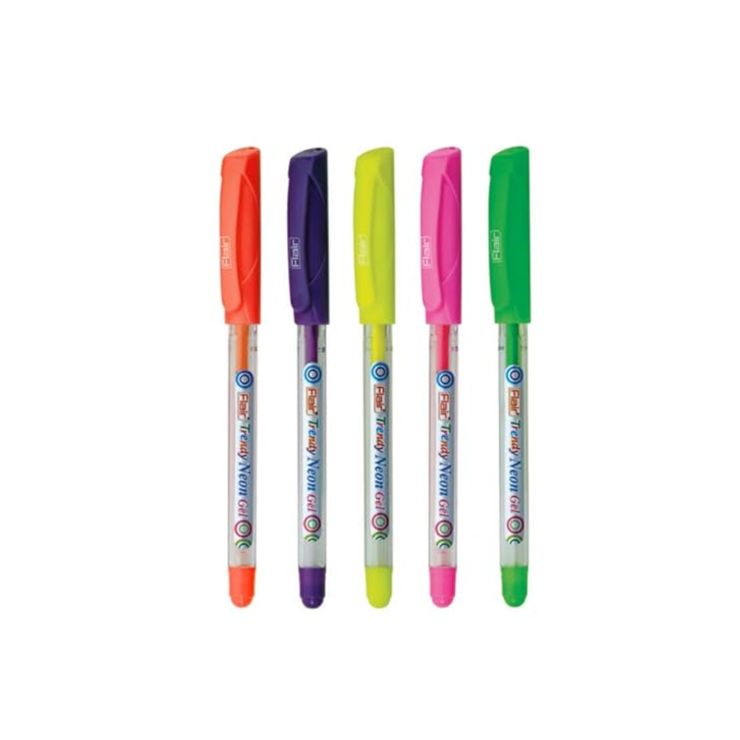 Flair Trendy Neon 0.5mm Gel Pen Set