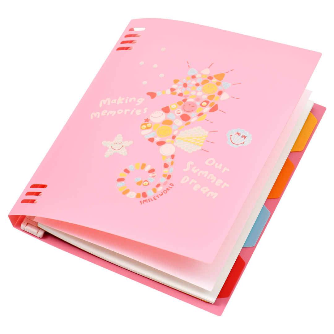 Kaco x Smiley World B5 Loose-leaf Ruled Notebook