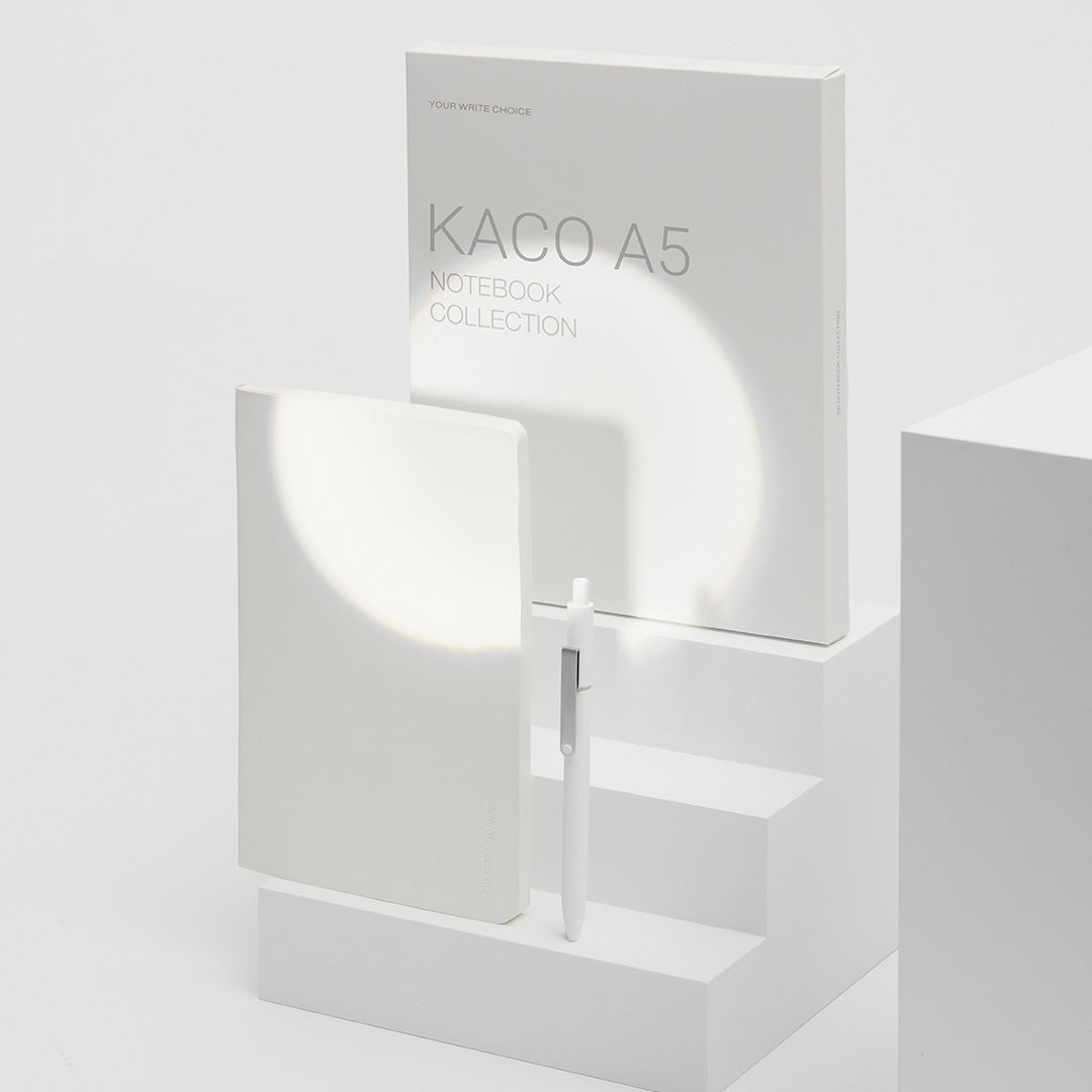 Kaco A5 PU Notebook with Midot Gel Pen