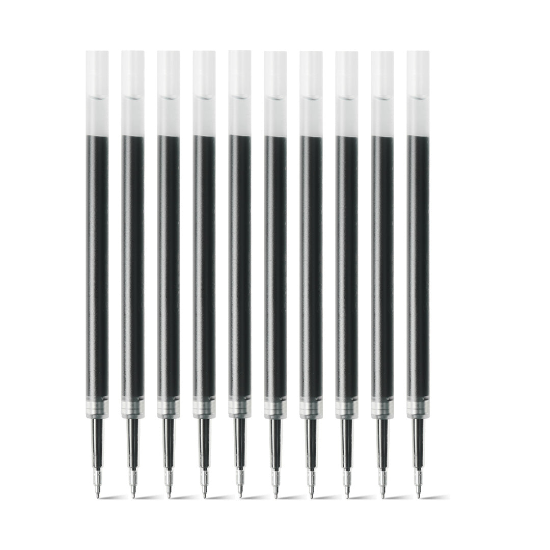 Kaco K7 Black Ink Refills 0.5mm(ST Tip)- Pack of 10