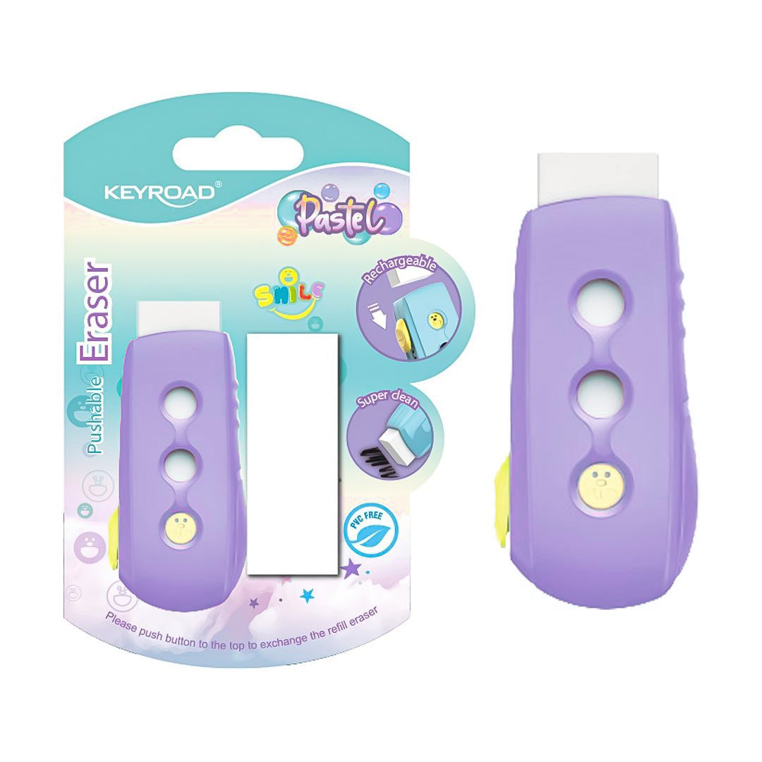 Keyroad Pastel Pushable Eraser