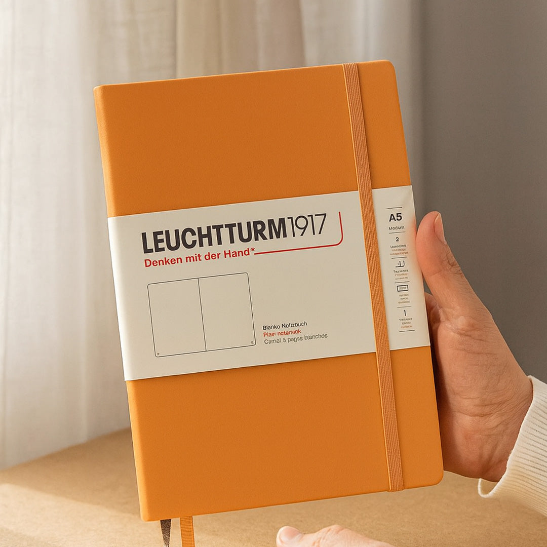 Leuchtturm Hardcover A5 Plain Notebook
