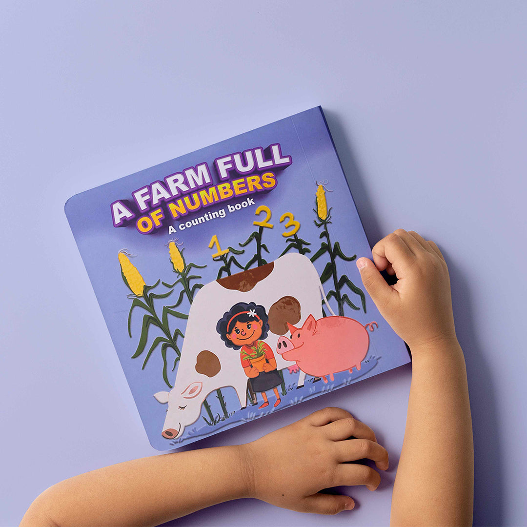 Lovely Store A Farm full of numbers Board Book