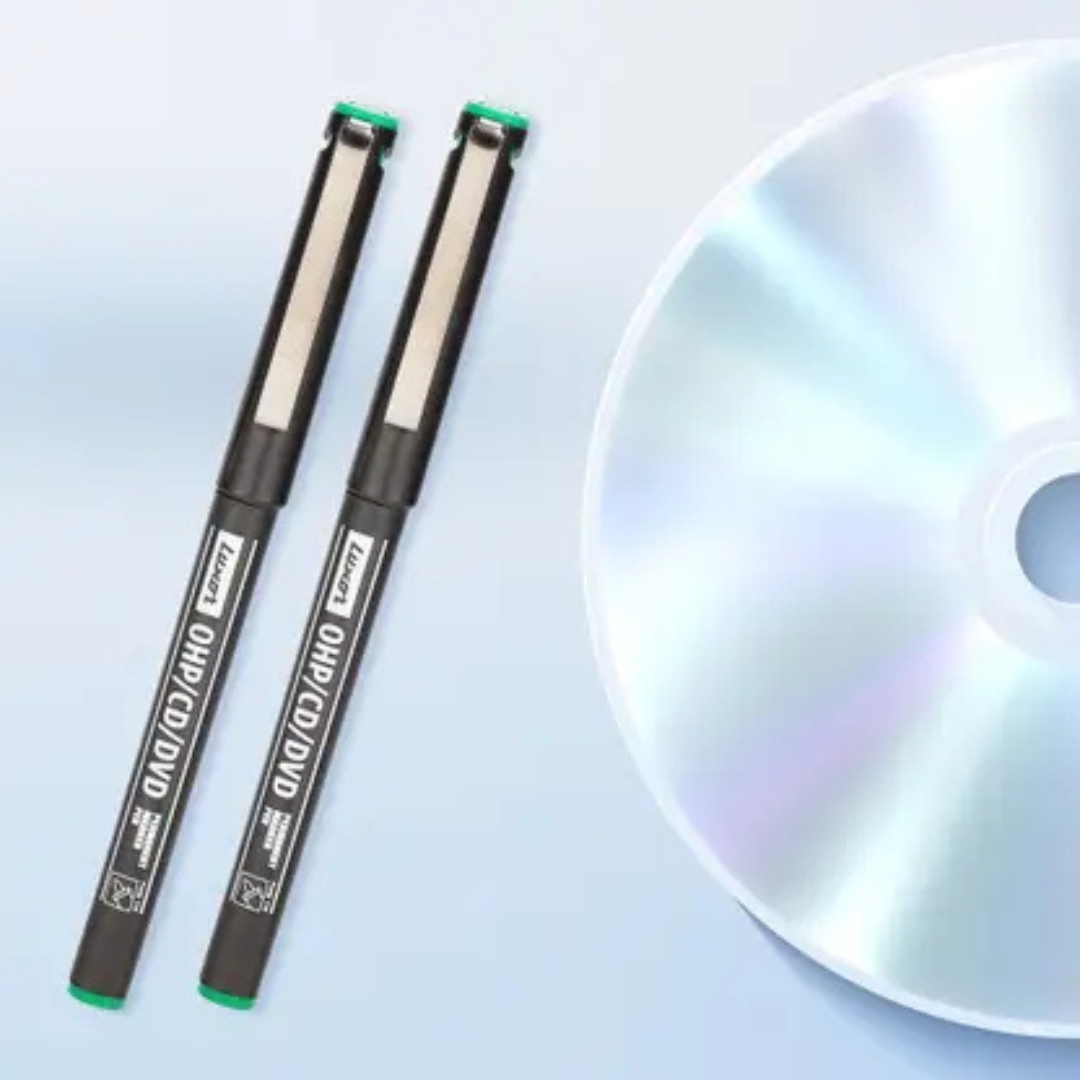 Luxor Multi-Utility OHP/ CD/ DVD Multicolor Marker Pack of 3-Per Pack 5 Markers