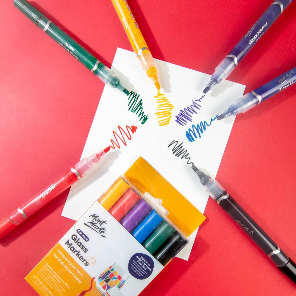 Mont Marte Dual Tip Fabric Markers Signature - 24pc&12pc