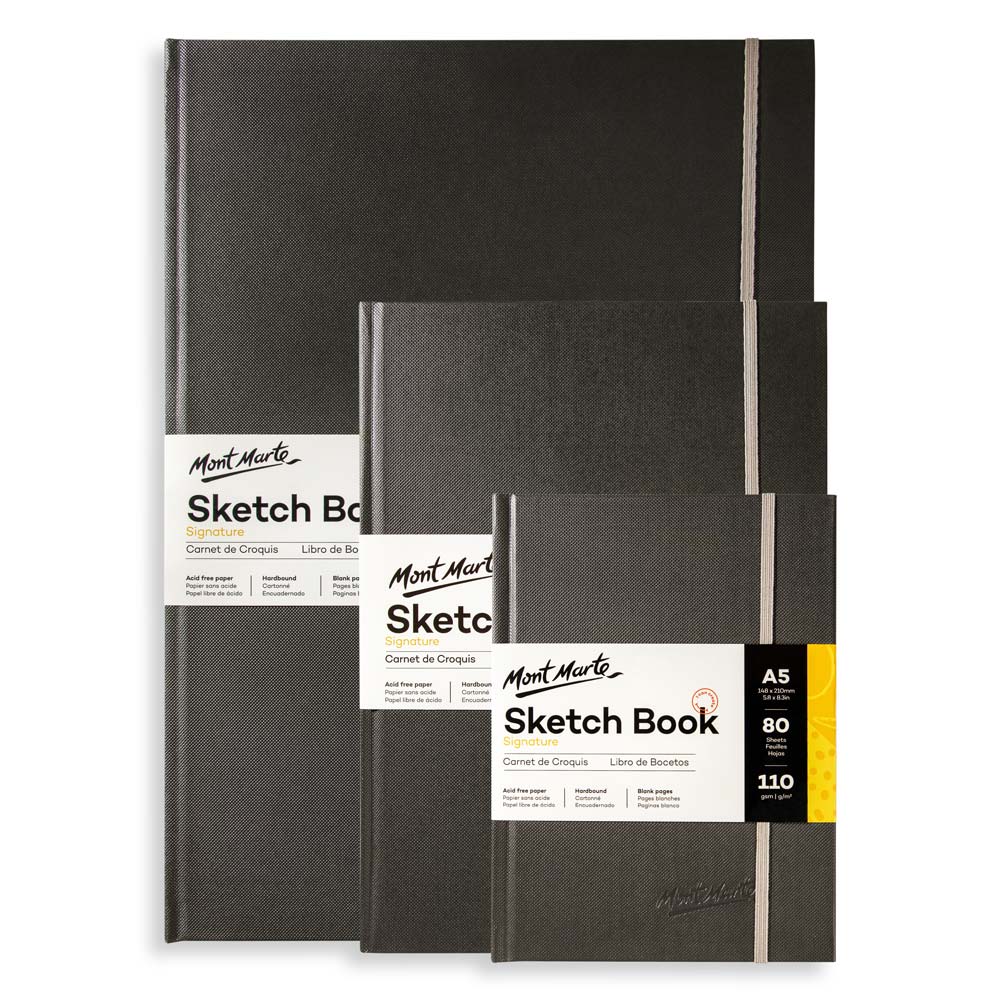 Mont Marte Hardbound Sketch Book Signature
