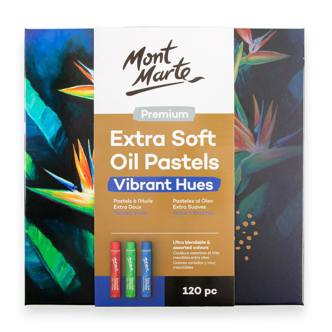 Mont Marte Extra Soft Oil Pastels Vibrant Hues Premium