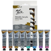 Mont Marte Metallic Acrylic Intro Set 8pc