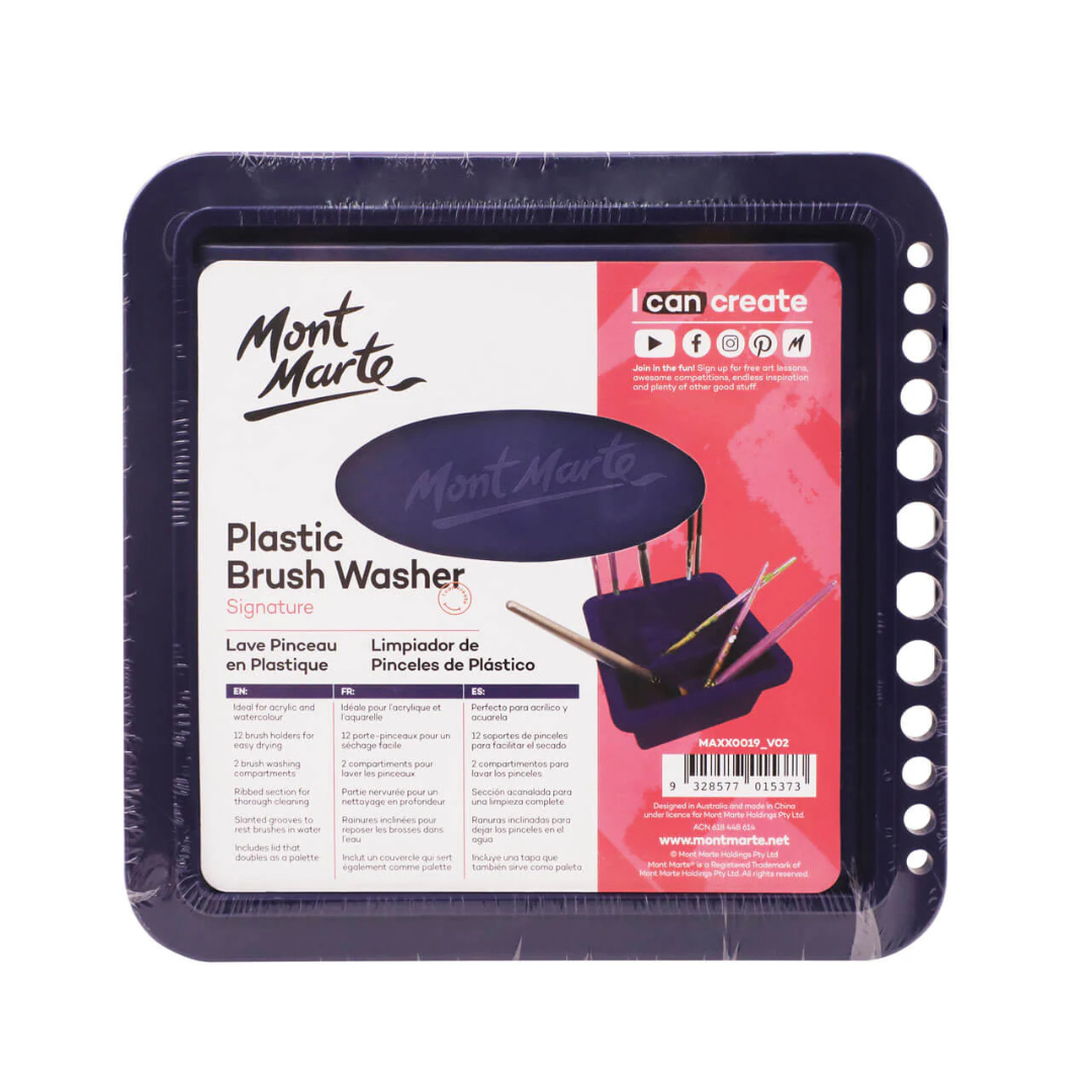 Mont Marte Plastic Brush Washer Signature