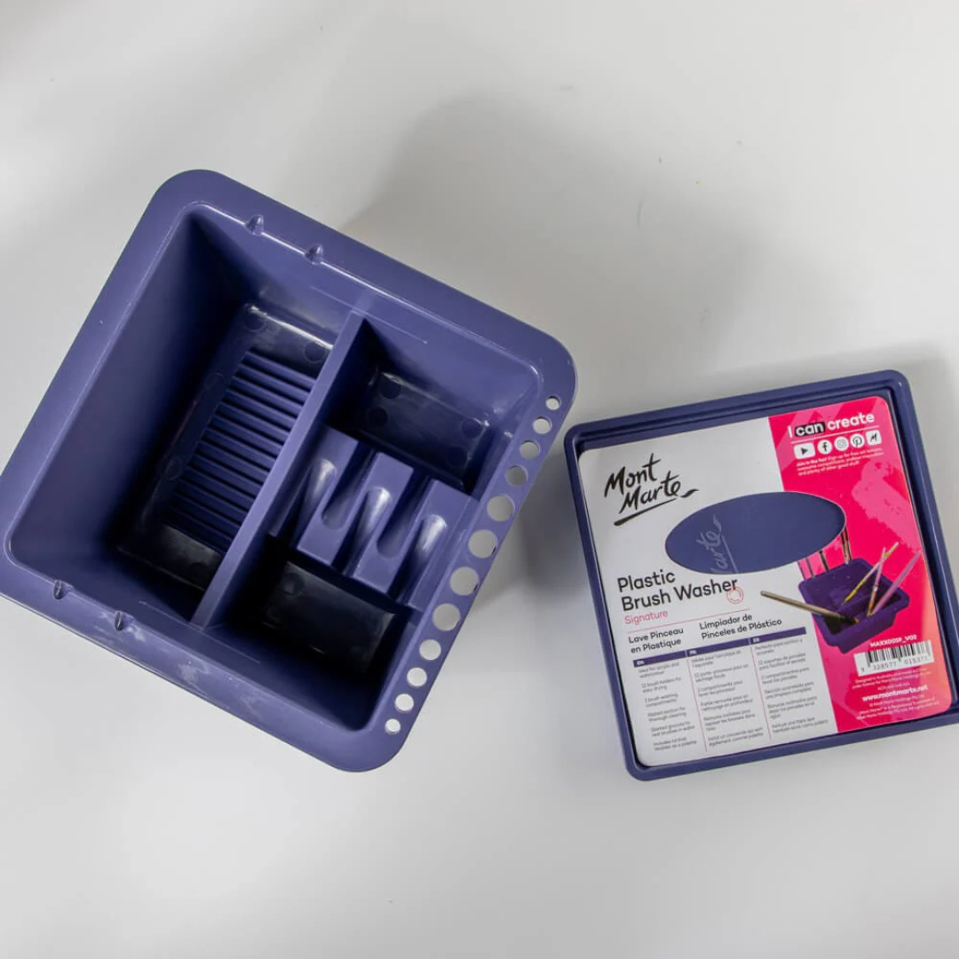 Mont Marte Plastic Brush Washer Signature