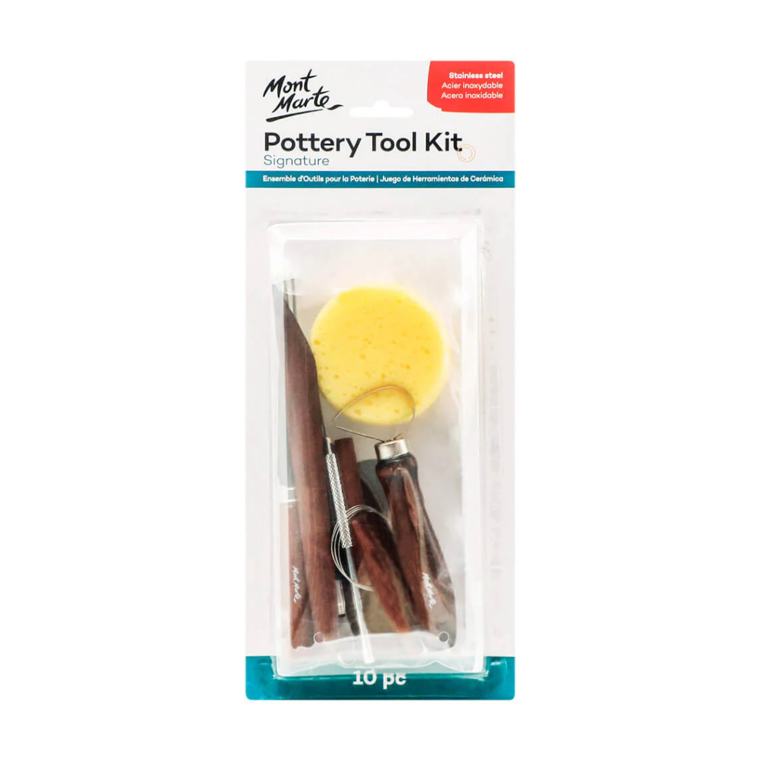 Mont Marte Pottery Tool Kit Signature 10 PC