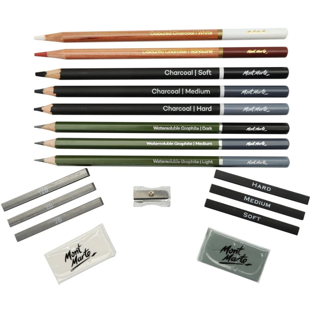 Mont Marte Sketch and Draw Collection Signature 17pc