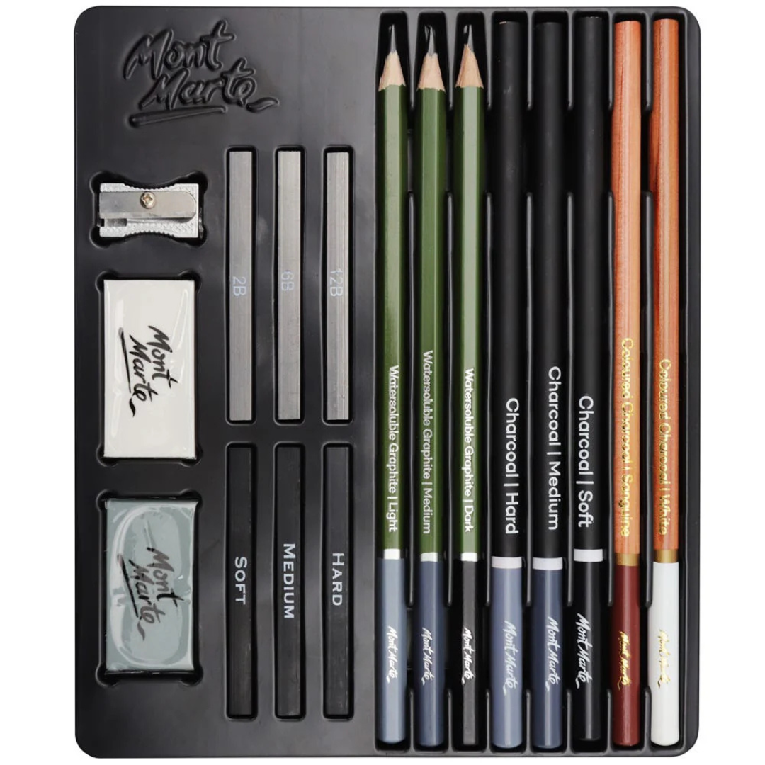 Mont Marte Sketch and Draw Collection Signature 17pc