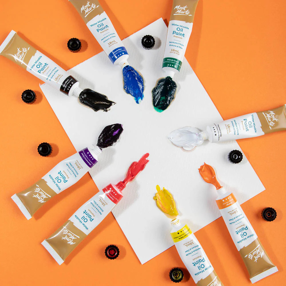 Mont Marte Water Mixable Oil Paint Intro Premium Set