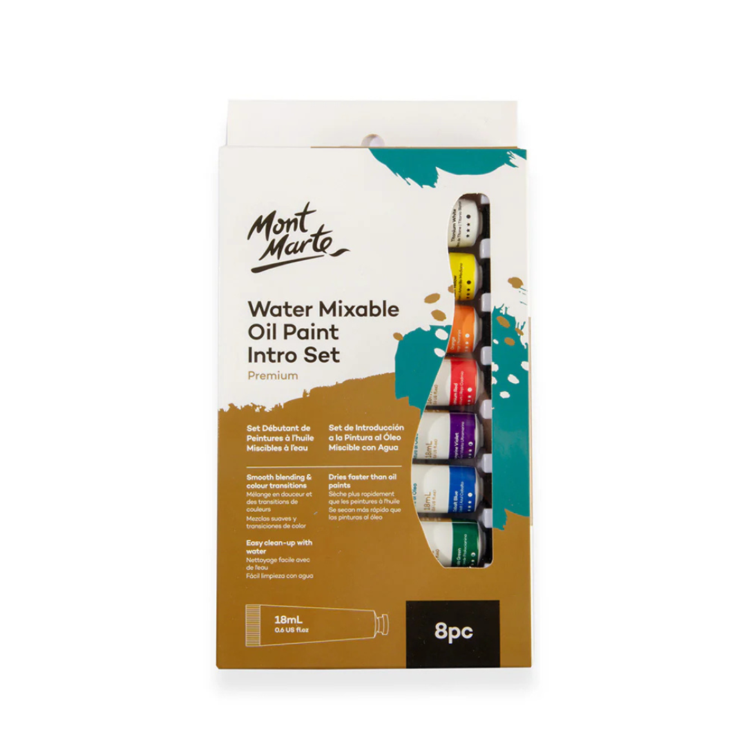 Mont Marte Water Mixable Oil Paint Intro Premium Set