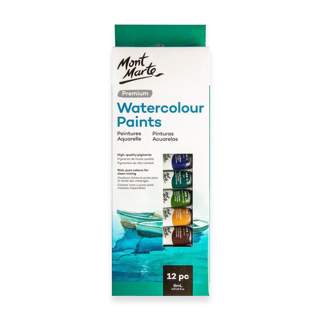 Mont Marte Watercolour Paints Premium Intro Set