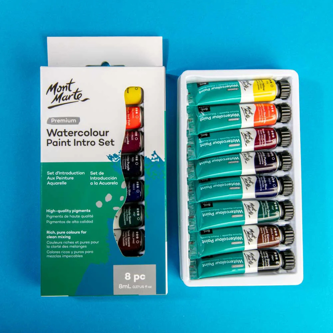 Mont Marte Watercolour Paints Premium Intro Set