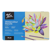 Mont Marte Watercolour Pencils in Tin Premium 36pc